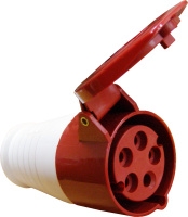 Гнездо переносное ГП 32А / 5 3Р+N+РЕ переноска 380v 380в розетка фаза штекер разъем Киев купить цена