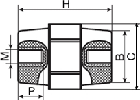 Купить изолятор держатель силовой шины, высота 76 мм, винт М10 (SM76) в Киеве по выгодной цене с бесплатной доставкой