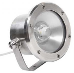 Морской светодиодный прожектор 24Вт 2880люм, 12В, IP68 для катера яхты бассейна купить Киев цена