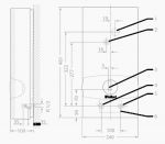 Проточный электрический водонагреватель 12кВт, горячая вода 3.8л-мин