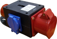 Разветвитель переноска 380в 380v разъем силовой штекер тройник Киев купить