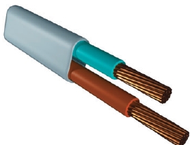 провод купить Киев цена медный электрический ШВВП 2х0.5 провід купити Київ ціна мідний електричний кабель