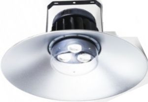 Купить светодиодный купольный светильник 120Вт 12000люм, Д=510мм, 4.3кг, ІР65 в Киеве по выгодной цене с бесплатной доставкой Киев цена HIGH BAY промышленный светильник для склада