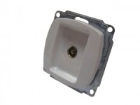 Механизм розетки тв телевизионной белый механізм розетки тв телевізійної білий