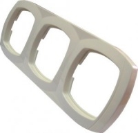 Рамка тройная 3 местная белая рамка потрійна 3 місна біла