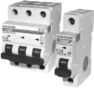 Автоматический выключатель УКРЕМ ВА-2010-S 1р 25А АсКо модульный на din-рейку 1-полюсный