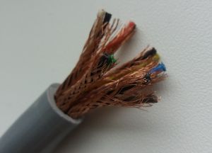 Кабель для передачи данных экранированный 5х2х0.14 медный гибкий 10 жильный пять пар многопроволочных жил сечением 0.14 кв. мм каждая пара в отдельном экране медного плетения внешний диаметр 12 мм liycy data cable 5 x 2 x 0.14 купить 26 awg за приемлемую 