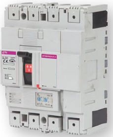 Промышленный автоматический выключатель EB2 125/3L 125А 3р 25кА etibreak купить Киев цена