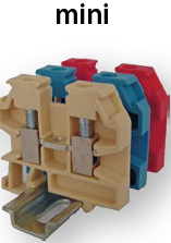 Клемма наборная винтовая mini VS 4 PAM  (4 квадрат мм бежевая) купить в Киеве с доставкой выгодная цена