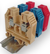 Клемма наборная винтовая питание VS 10 PA +  (10 квадрат мм красная) купить в Киеве с доставкой выгодная цена