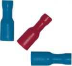 Коннектор плоский в изоляции, тип мама, ширина лопатки 4.8мм, на провод сечением от 1.5 до 2.5 квадрат мм (ток до 15А, уп. 100шт)