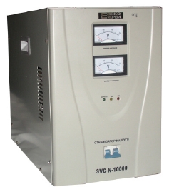 Сервоприводный стабилизатор напряжения 10000 ВА 10кВт 10kw купить Киев цена стабілізатор напруги купити Київ ціна расчет мощности стабилизатора