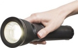 Тактический фонарь 12Вт переносной прожектор, с акумулятором, всепогодный, дальность луча более 500м, пятно 1 кв. м купить в Киеве по выгодной цене с доставкой